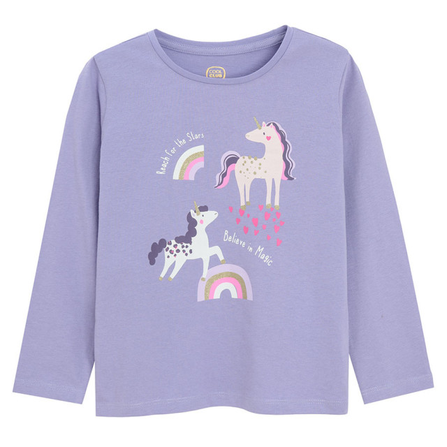 Тениска с дълъг ръкав 3бр., цвят: Микс