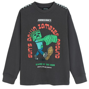 Блуза с дълъг ръкав MINECRAFT, цвят: Зелен