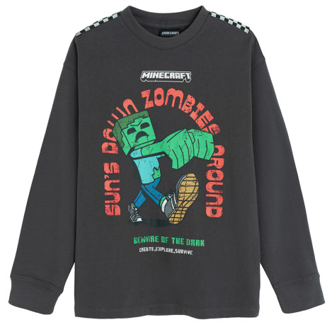 Блуза с дълъг ръкав MINECRAFT, цвят: Зелен