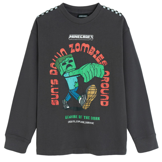 Блуза с дълъг ръкав MINECRAFT, цвят: Зелен