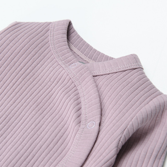 Боди с дълъг ръкав, цвят: Виолетов