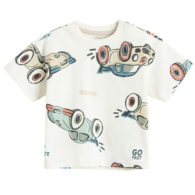 Тениска с къс ръкав, цвят: Бял