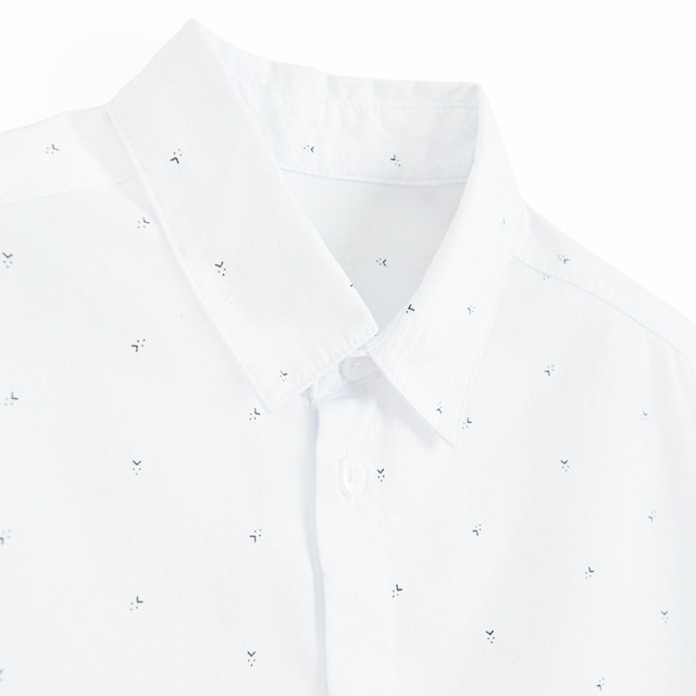 Риза с дълъг ръкав, цвят: Бял