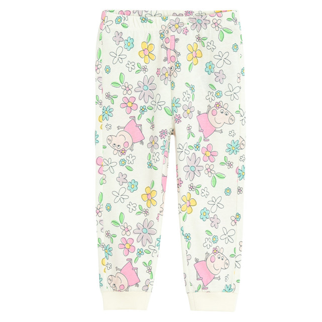 Пижама PEPPA PIG, цвят: Кремав