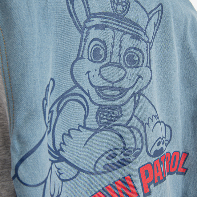 Яке PAW PATROL, цвят: Светъл деним