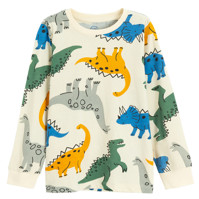 Пижама, цвят: Светло бежово