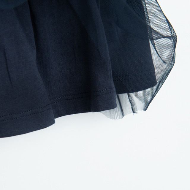 Рокля с дълъг ръкав, цвят: Сив меланж