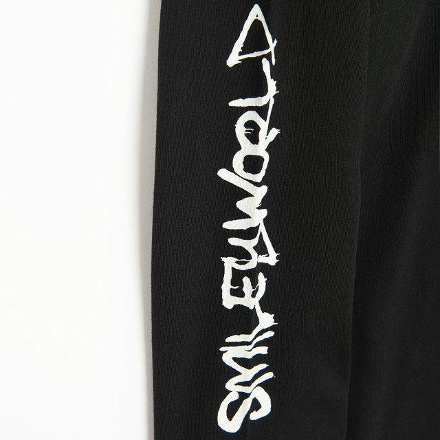 Тениска с дълъг ръкав SMILEY, цвят: Черен