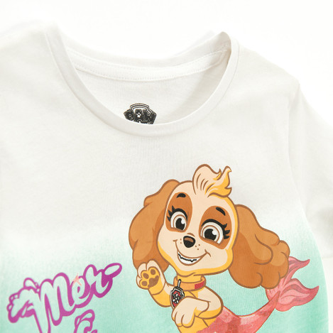 Блуза с къс ръкав PAW PATROL, цвят: Тюркоазен