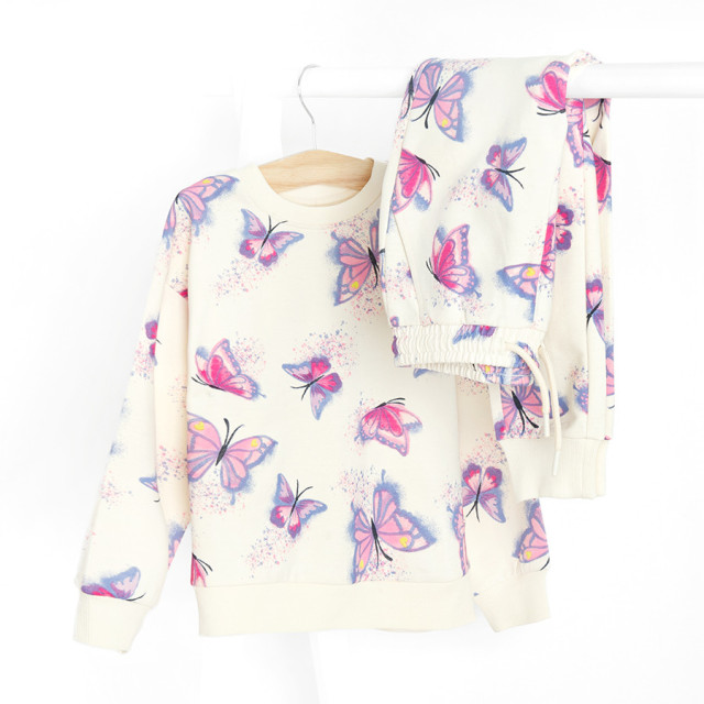 Спортен комплект 2бр., цвят: Кремав