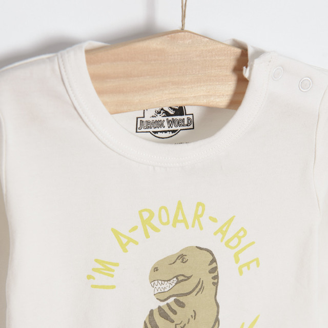 Боди с дълъг ръкав 2бр. JURASSIC WORLD, цвят: Микс