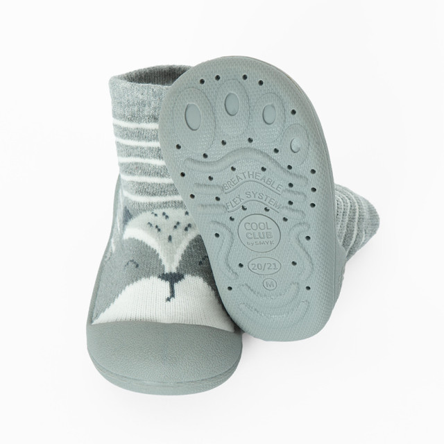 Пантофи, цвят: Сив