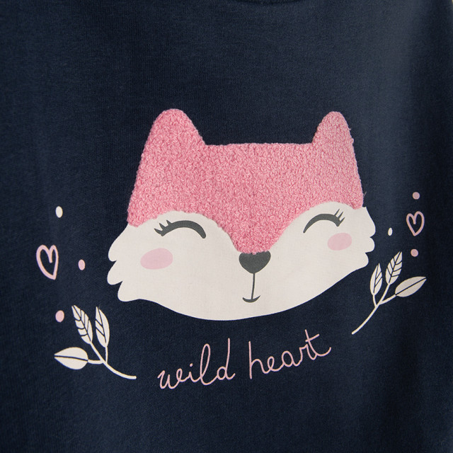 Блуза с дълъг ръкав, цвят: Розов