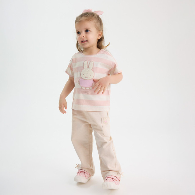 Спортен панталон MIFFY, цвят: Бежов