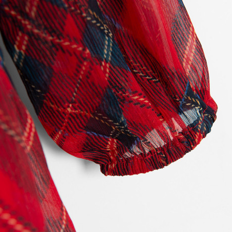 Рокля с дълъг ръкав, цвят: Микс