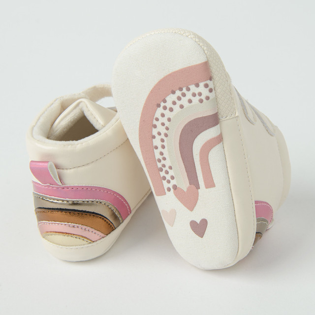 Пантофи, цвят: Екрю