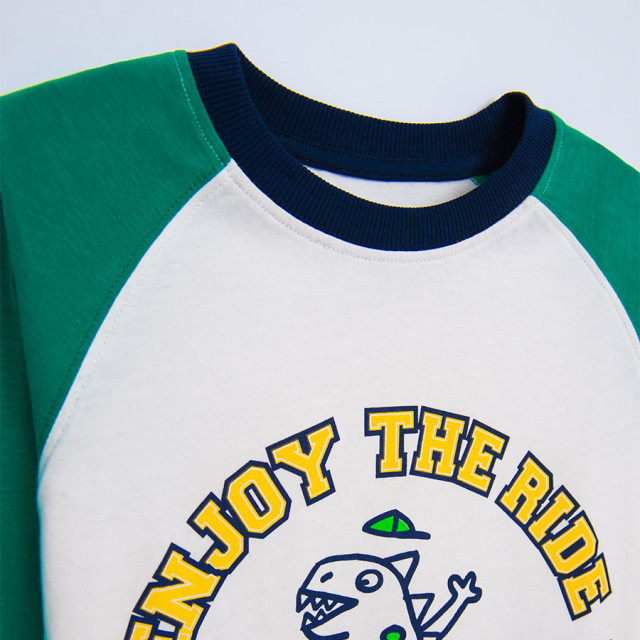 Тениска с дълъг ръкав, цвят: Бял