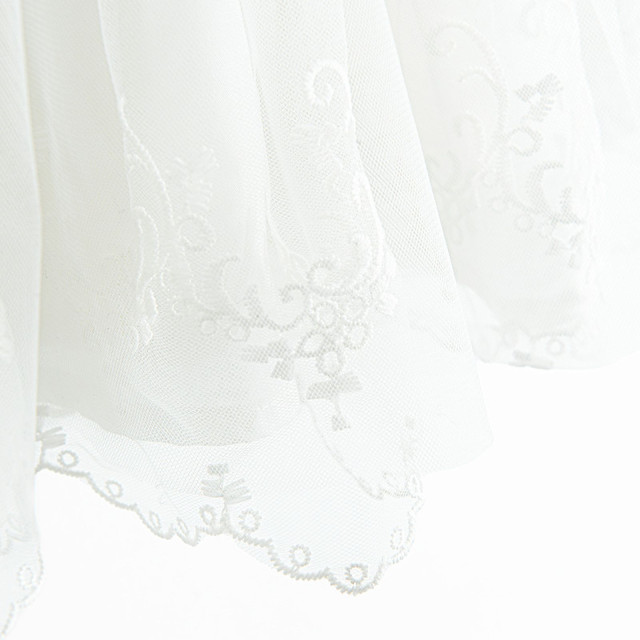 Рокля с дълъг ръкав, цвят: Бял