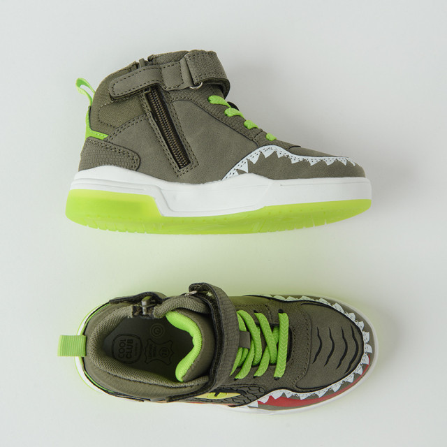 Високи обувки, цвят: Каки