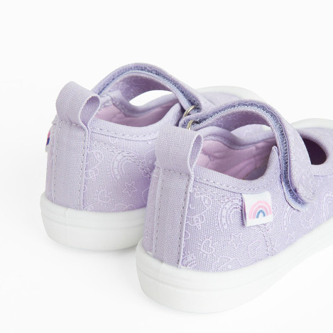 Пантофи, цвят: Лилав