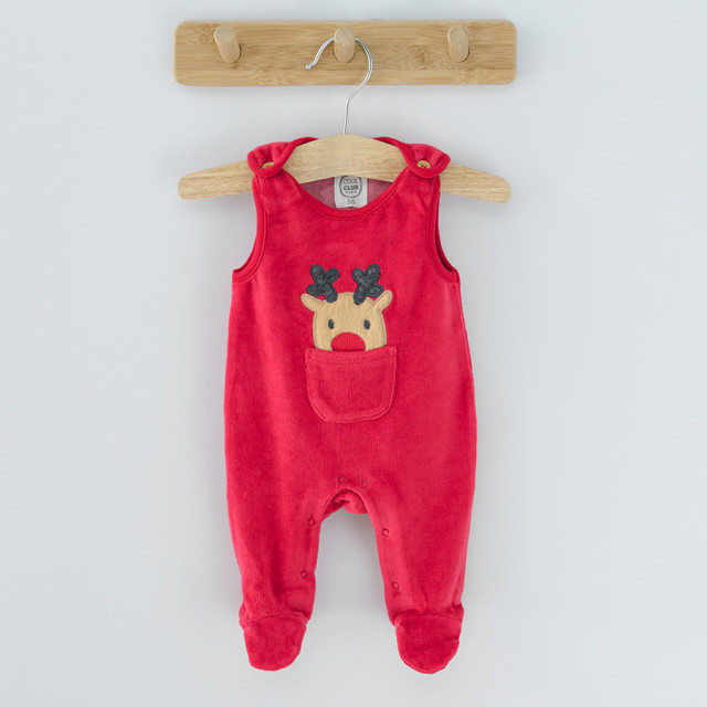 Боди с дълъг ръкав, цвят: Червен