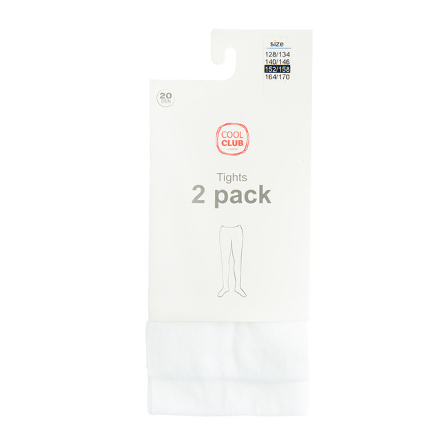 Чорапогащи 2бр., цвят: Бял