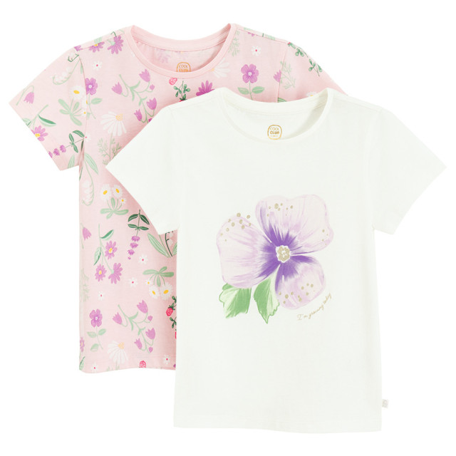 Тениска с къс ръкав 2бр., цвят: Микс