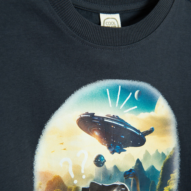 Блуза с дълъг ръкав, цвят: Син