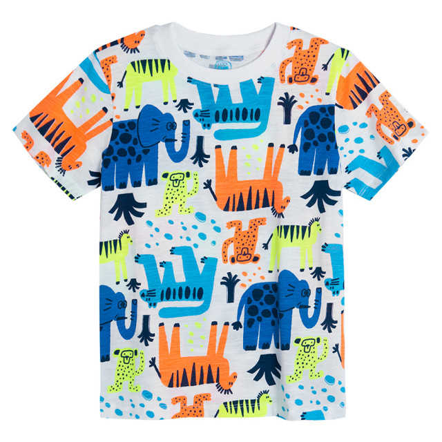 Тениска с къс ръкав, цвят: Бял