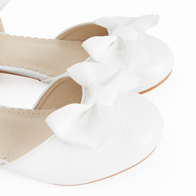 Балеринки, цвят: Бял