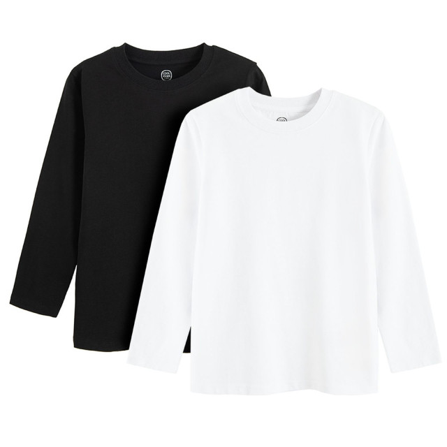 Тениска с дълъг ръкав 2бр., цвят: Микс