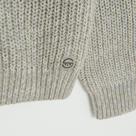 Пуловер, цвят: Сив меланж