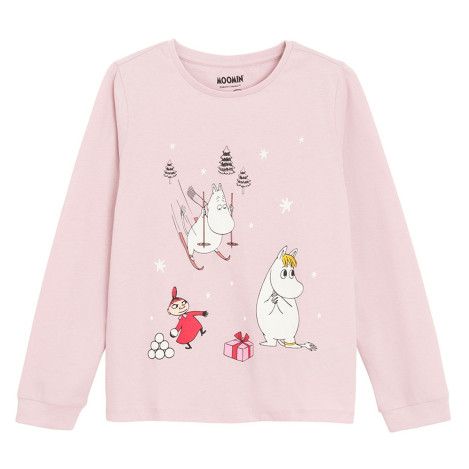 Пижама MOOMINS, цвят: Виолетов