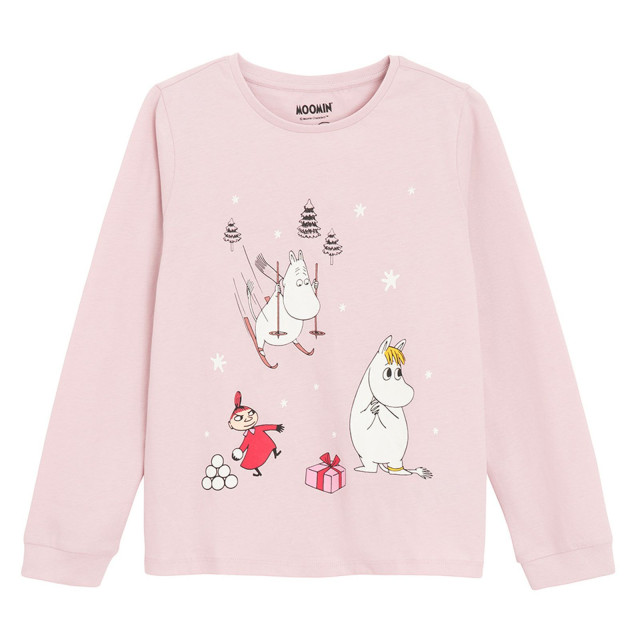 Пижама MOOMINS, цвят: Виолетов