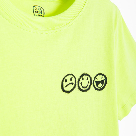 Тениска с къс ръкав, цвят: Лайм