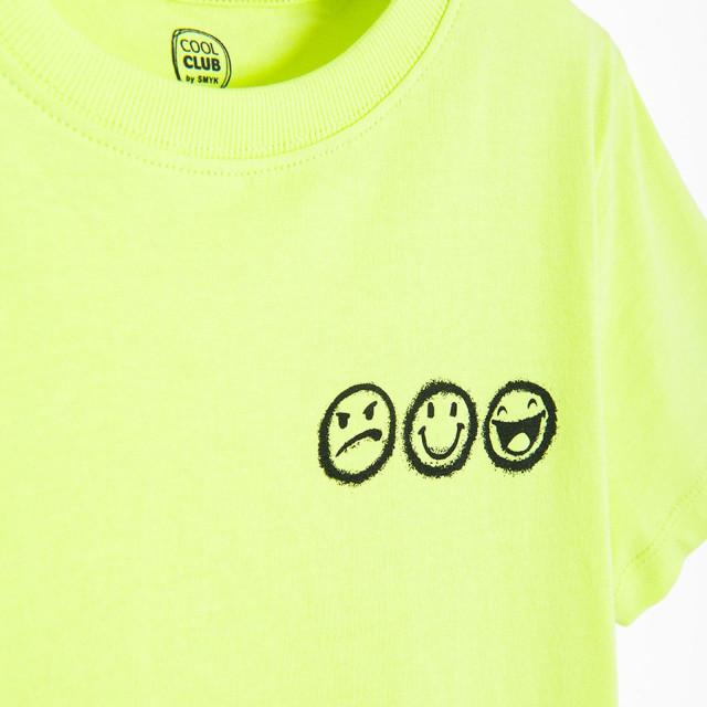 Тениска с къс ръкав, цвят: Лайм