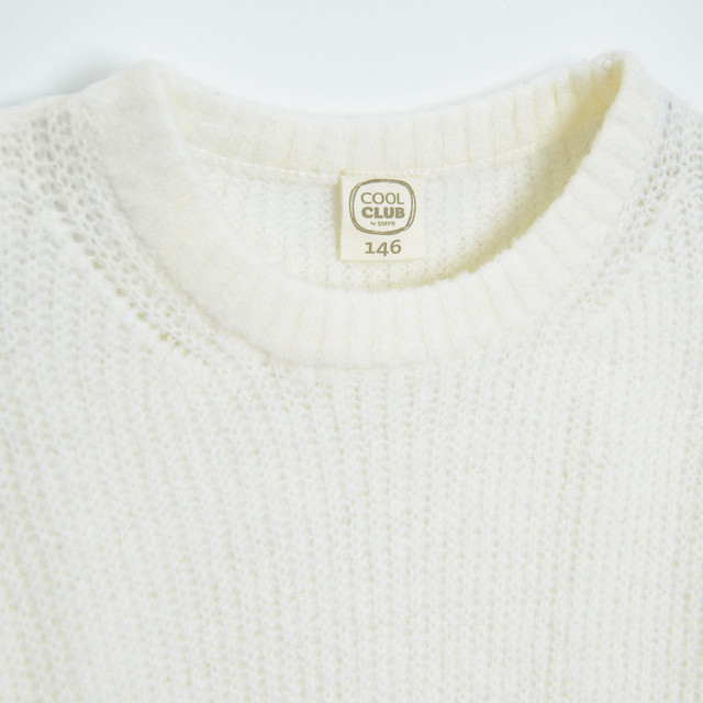 Пуловер, цвят: Кремав