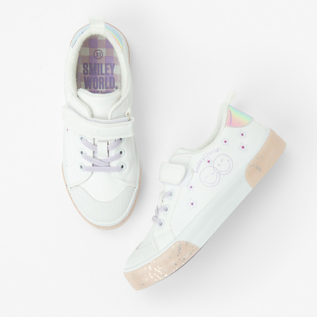 Високи обувки SMILEY, цвят: Бял