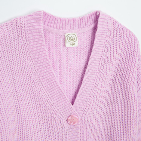 Жилетка, цвят: Светло виолетов