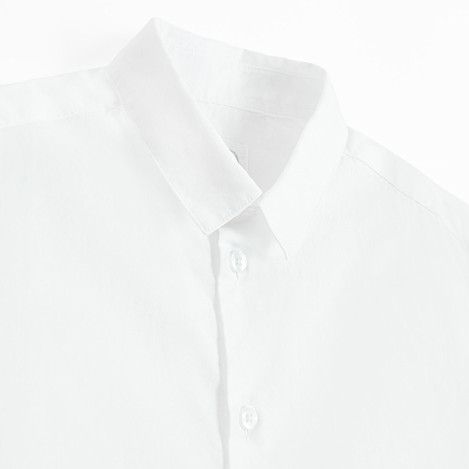 Риза с дълъг ръкав, цвят: Бял
