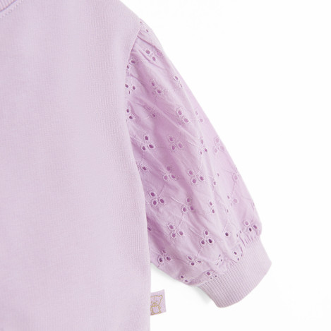 Блуза с дълъг ръкав, цвят: Виолетов