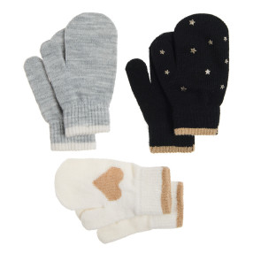 Ръкавици 3комл., цвят: Микс