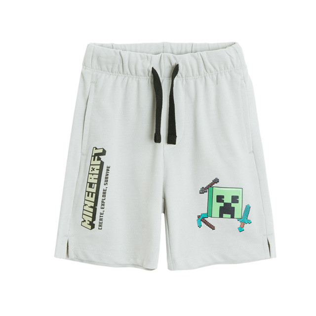Шорти MINECRAFT, цвят: Сив меланж
