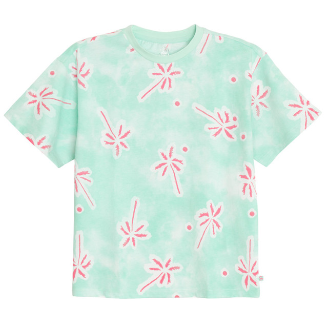 Тениска с къс ръкав, цвят: Син