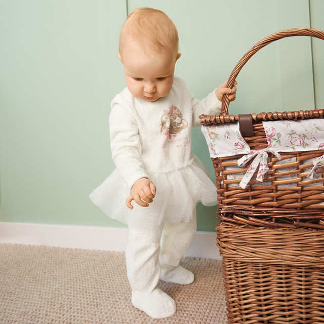 Гащеризон BAMBI, цвят: Кремав