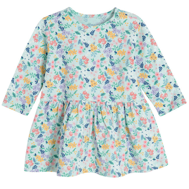 Рокля с дълъг ръкав, цвят: Светло ментов