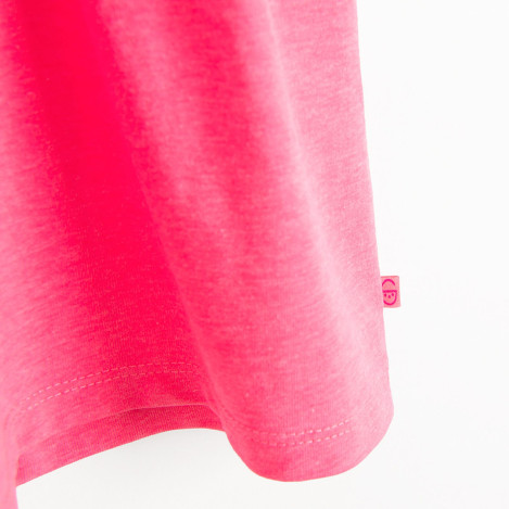 Рокля с къс ръкав, цвят: Розов