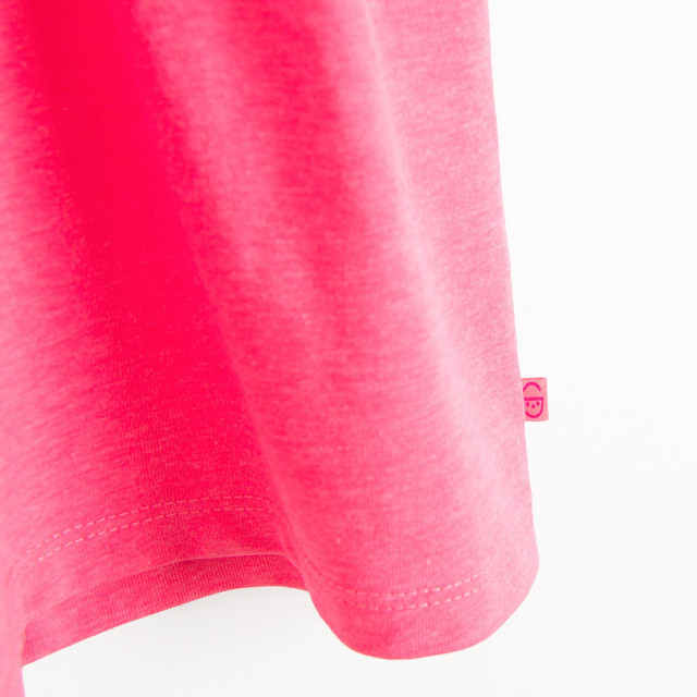 Рокля с къс ръкав, цвят: Розов