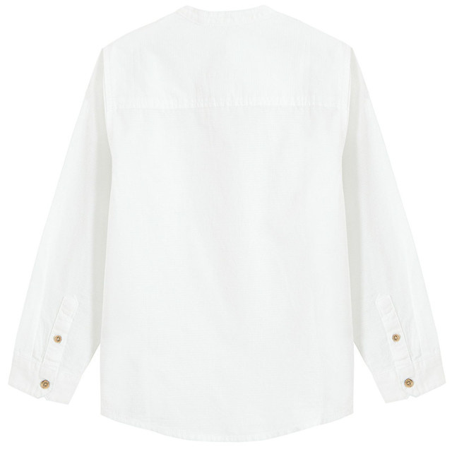 Риза с дълъг ръкав, цвят: Бял
