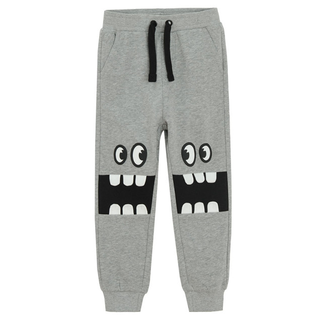 Спортен панталон, цвят: Сив меланж